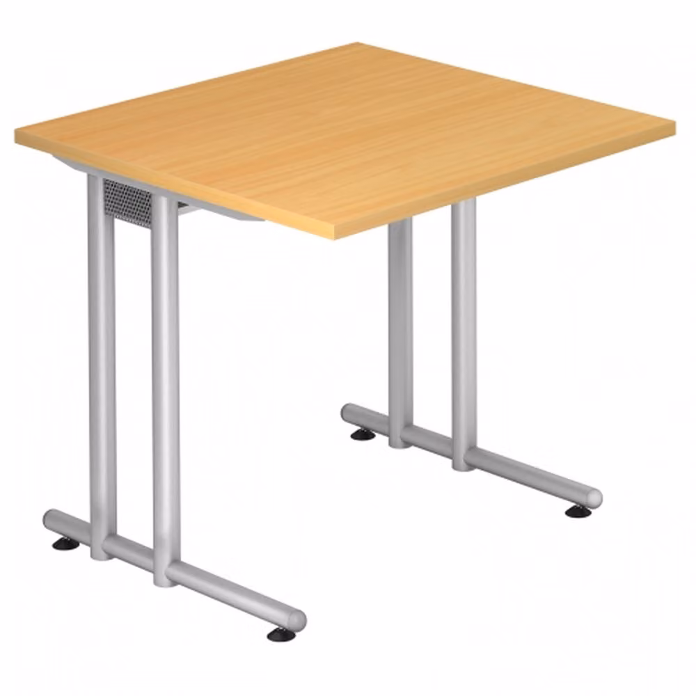 HAMMERBACHER NS08 Schreibtisch buche quadratisch