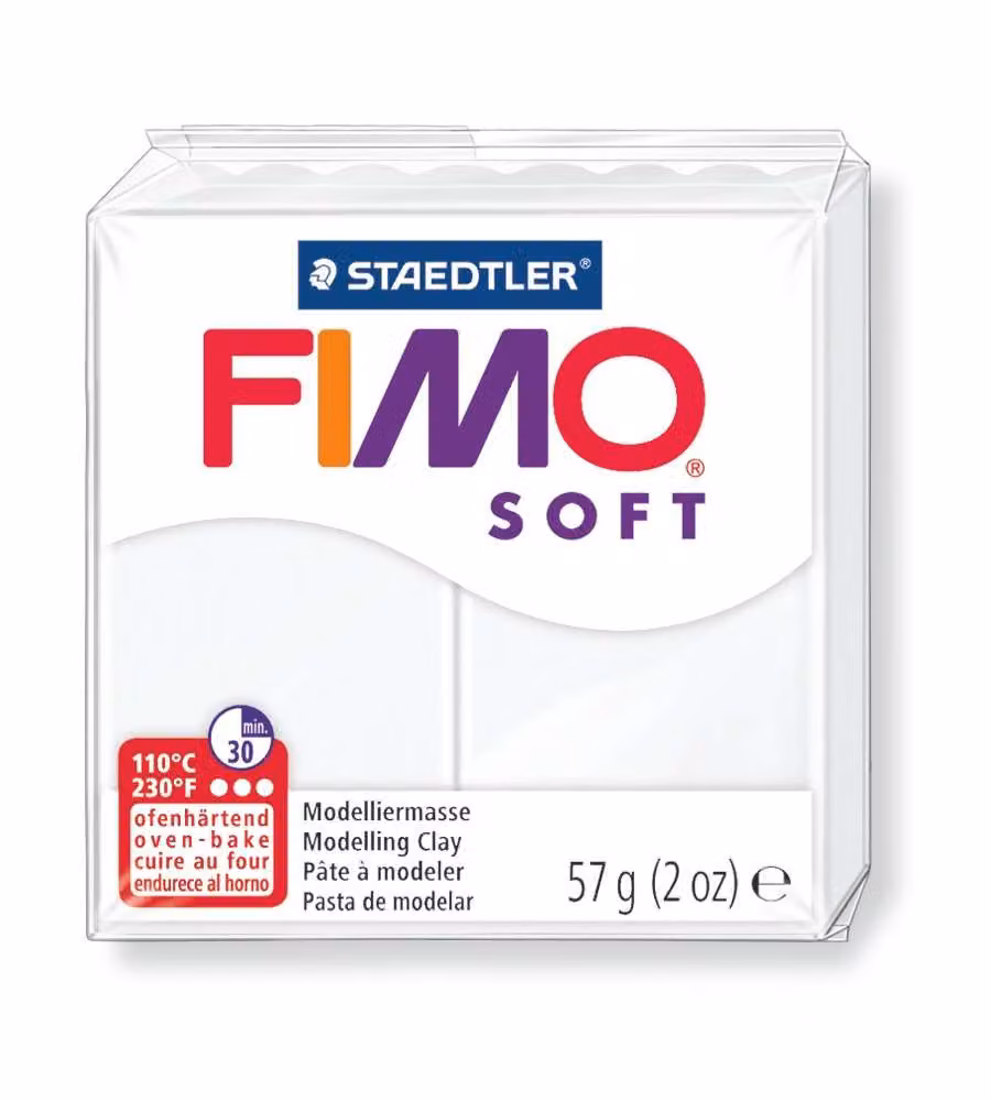 Pasta fimo soft 0 - 56 g bianco