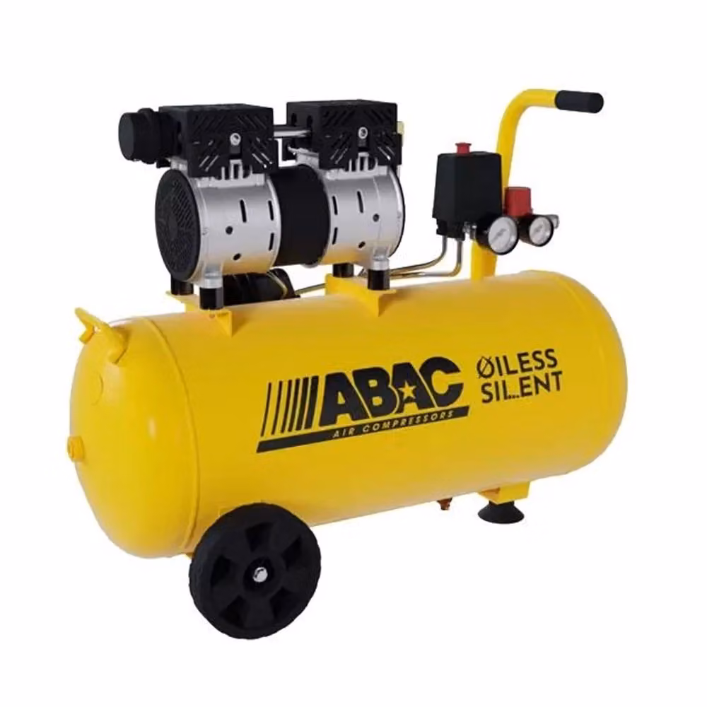 Compressore d'aria ABAC Montecarlo XT Sil 10 Yellow monofase da 50 litri 1HP 0,75kW – 2