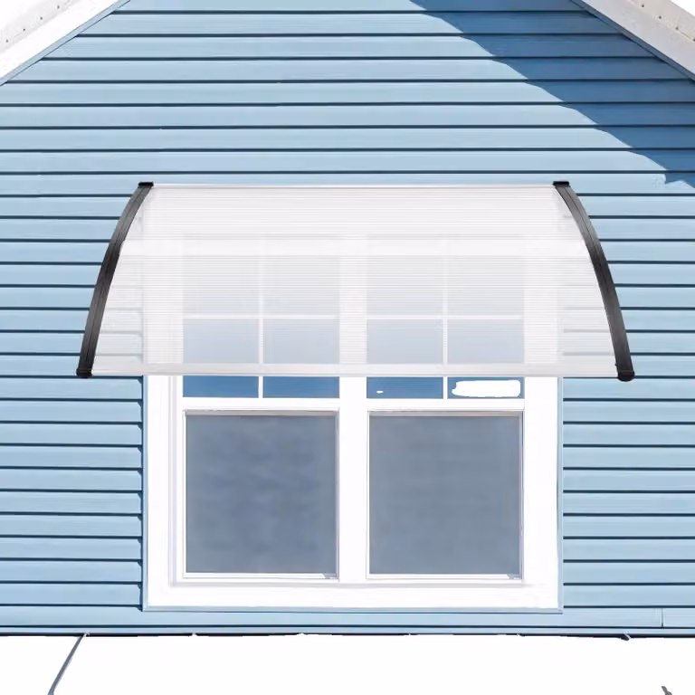 Tettoia per porta, copertura dell'ingresso resistente alle intemperie, protezione UV