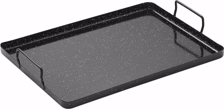 Vaello Lamiera smaltata 40x40x2 Cm Trasparente Trasparente Taglia unica