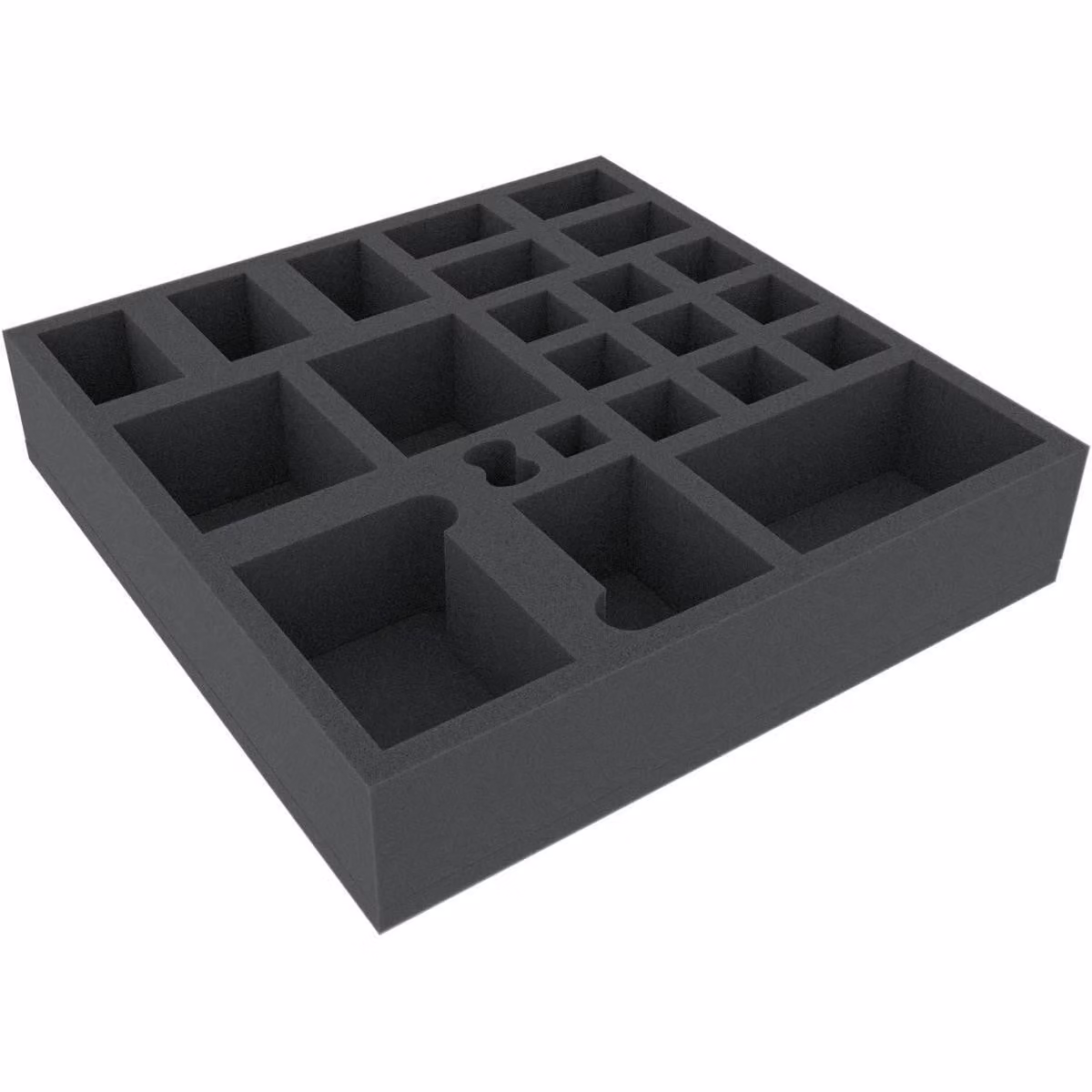 Inserto in schiuma 285x285x60 mm per organizzare i giochi da tavolo