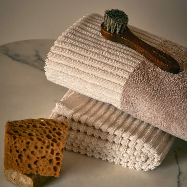 DIALOGO Coppia ospite+asciugamano - Taglia: 38x50 + 50x110,Colore: DIALOGO - OFF-WHITE/TORRONE