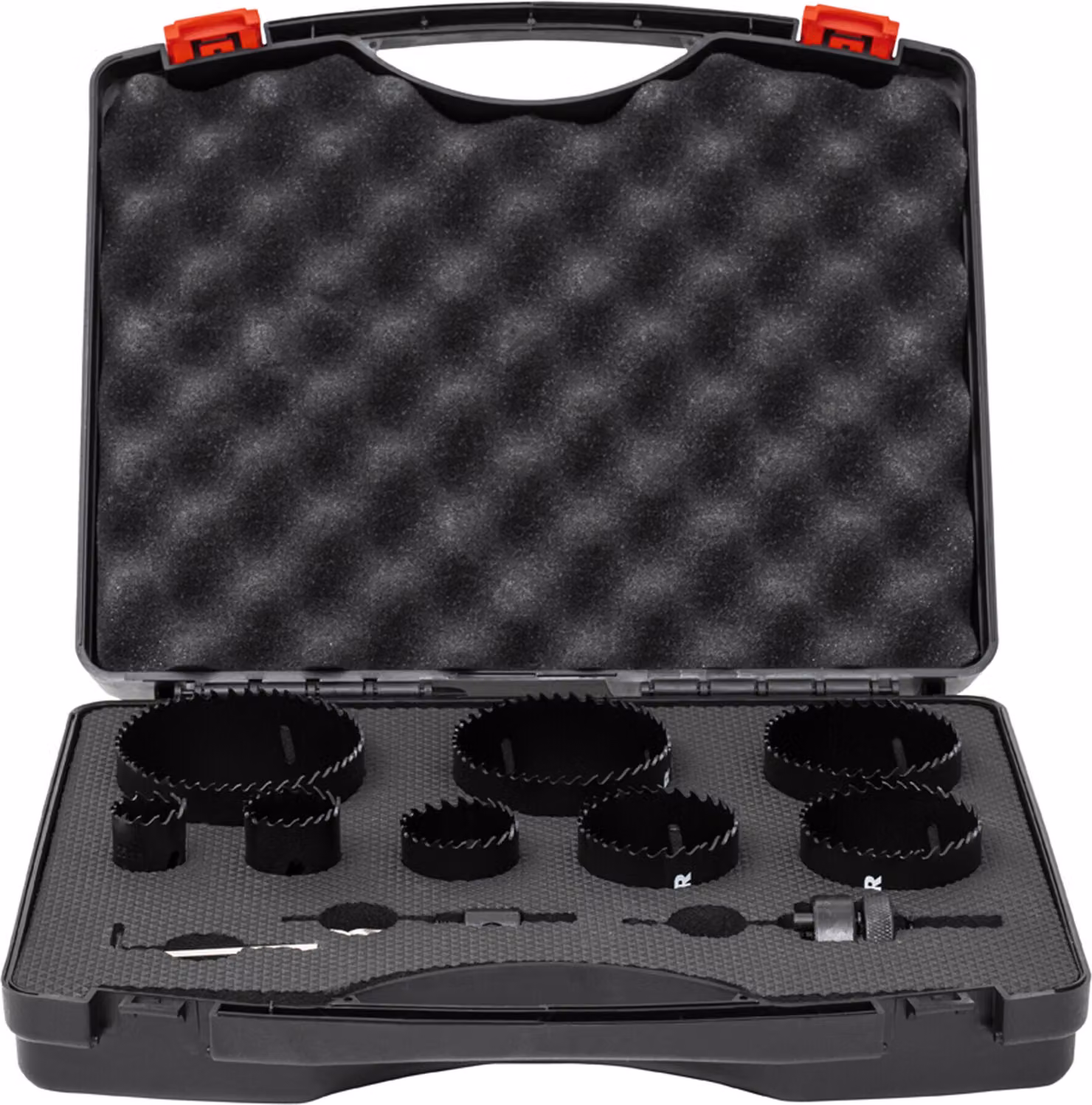 Set di seghe a tazza STIER per elettricisti, HSS-Co8 bimetallico, 11 pezzi da 25, 32, 40, 54, 60, 68, 76 e 86 mm, per trapani manuali
