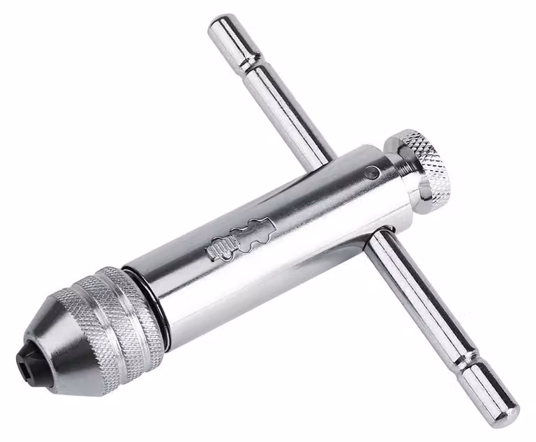Chiave a cricchetto regolabile con impugnatura a T, M3, M8 e M5, M12 per set di matrici (M5 corto)