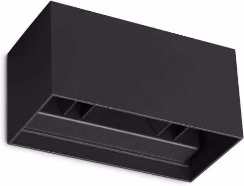 Lampada Da Parete LED Atom Ap Ideal-Lux Nero Moderna in Metallo