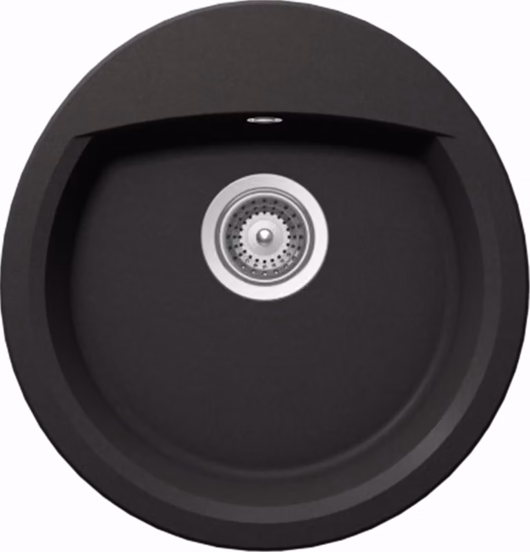 Lavello da incasso Schock Manhattan R-100 U Nero - lavello sottopiano