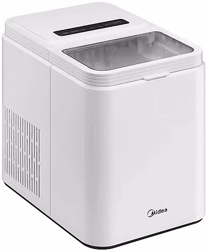 Gelatiera Midea MERI12BG01EU Bianca con Coperchio Trasparente e Recipiente da 1,3 l