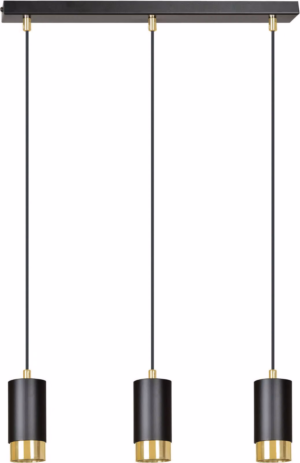 Lampadario Emibig 3xGU10 30W FUMIKO 3 BL/GOLD 817/3