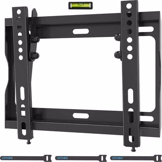 Supporto di montaggio per televisori LCD LED da 17-45'' - Inclinazione, bulloni di sicurezza, sistema di livellamento - VESA max 200x200 mm - 30 kg