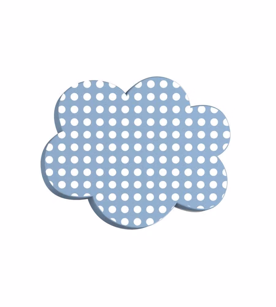 Kd Finale Modello Nube Pois Azzurro