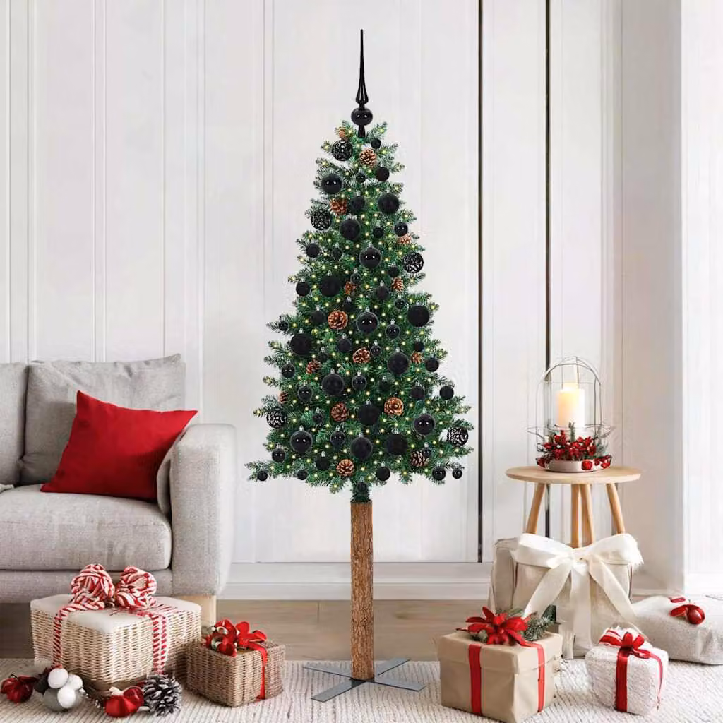 Maison Exclusive - Albero di Natale sottile, verde, 180 cm