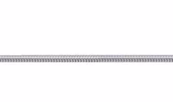 Collana in acciaio inossidabile, serpente, 42 cm