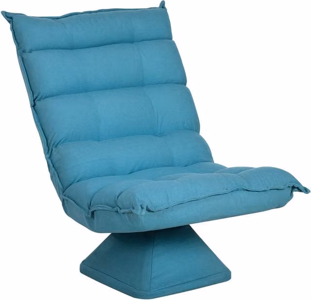 Poltrona Relax Girevole ¨C Minimal ¨C Blu 62x70x95 cm