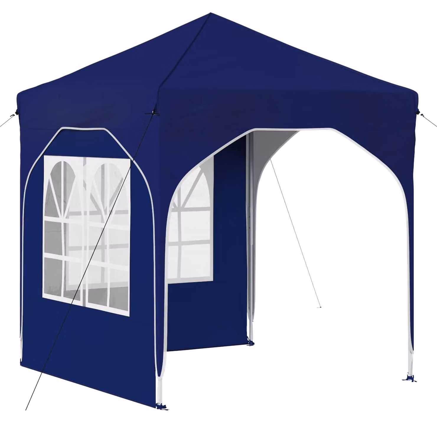 Tenda per feste a pop-up 192 x 192 x 245 cm Blu