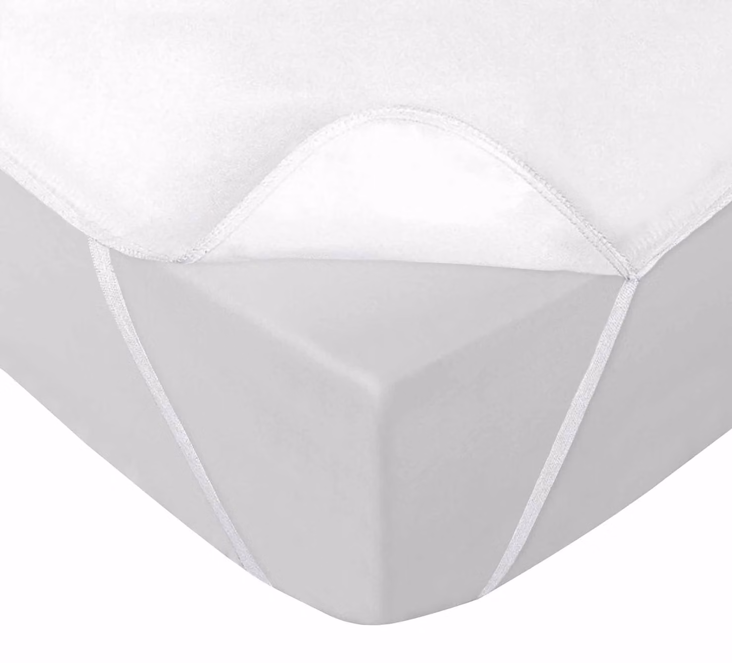 Coprimaterasso impermeabile, 140x190 cm, bianco, in TPU