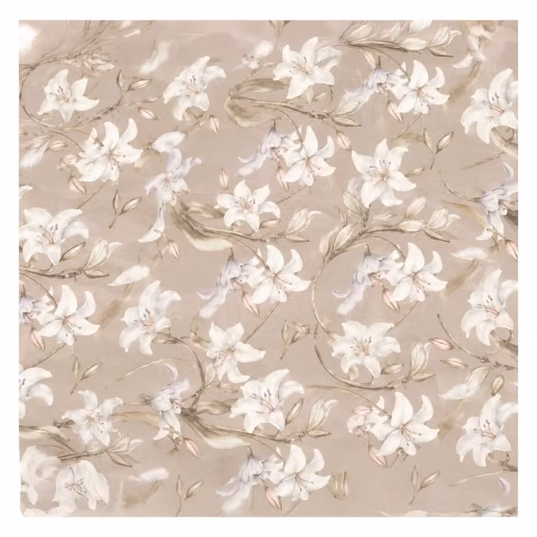 Set Completo Letto Matrimoniale Samonaha in Mako Satin Viola e Beige, 180x200 cm
