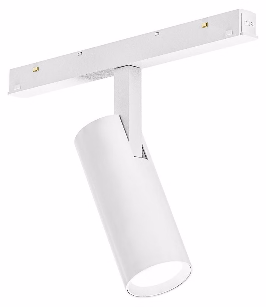 Modulo LED Magnetico 48V 12W 1019Lm 4000K Dimmerabile Push - Struttura Alluminio Orientabile - Gealuce