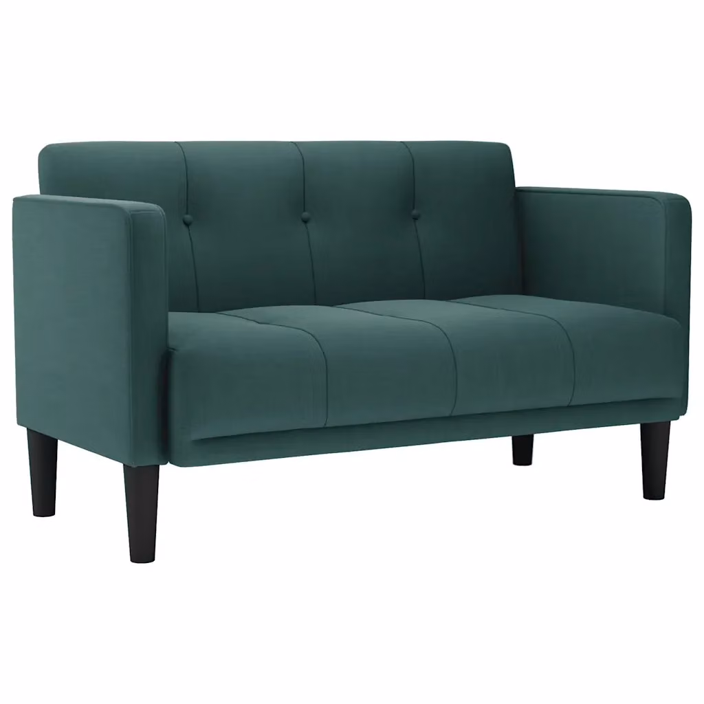 Divanetto moderno vidaXL in tessuto verde, L: 111 cm, P: 67 cm, H: 74,5 cm – 2
