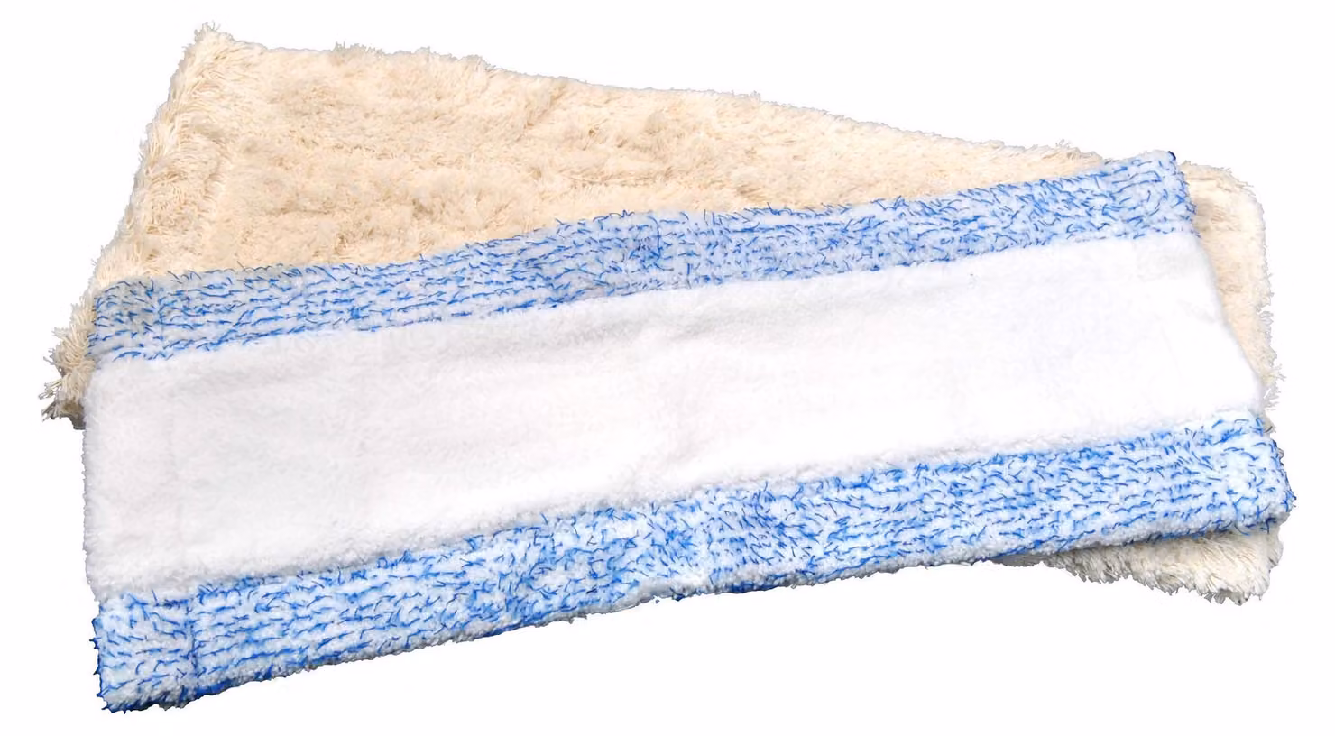 Set di panni per la pulizia dei pavimenti, 42 cm, bianco (extrem) e blu (extrem), in microfibra