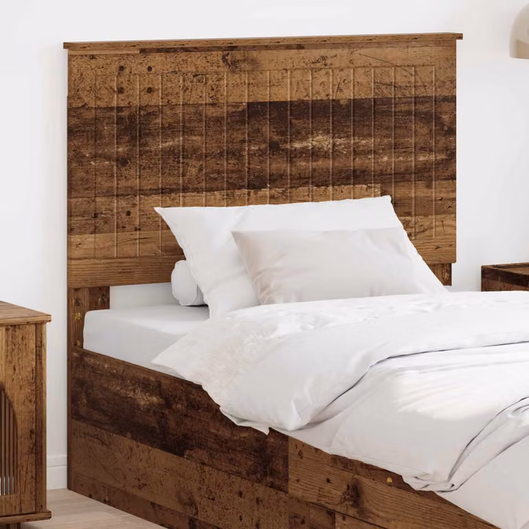 Testiera per letto moderna vidaXL in legno ingegnerizzato color marrone