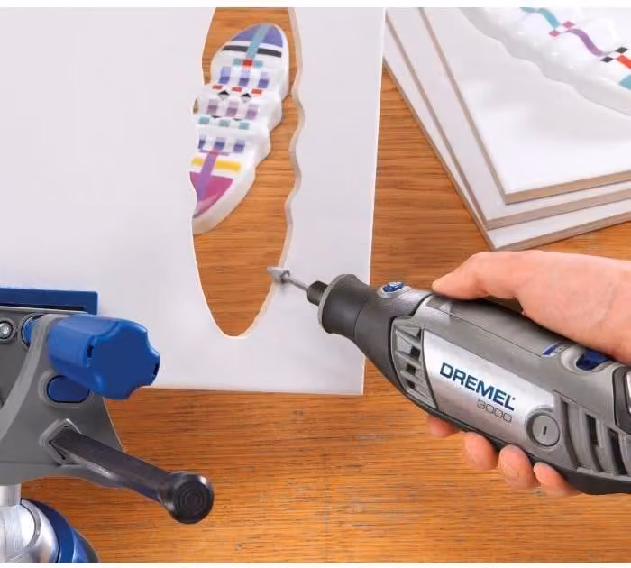 Pietre abrasive DREMEL, set da 3, 83322, carburo di silicio, Ø 3,2 mm, forma conica arrotondata, per levigare/raddrizzare