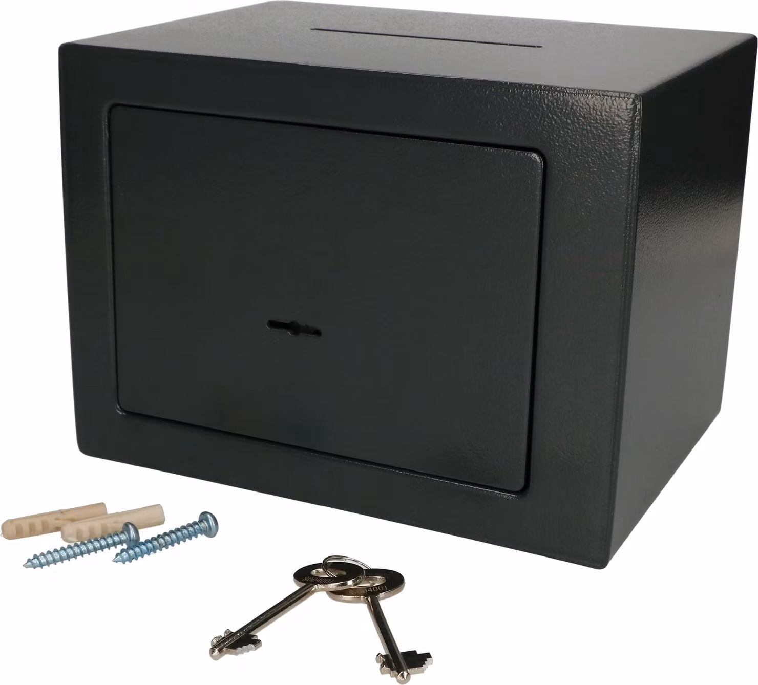 KOTARBAU® Cassaforte meccanica 23x17x17cm Solido con serratura a chiave