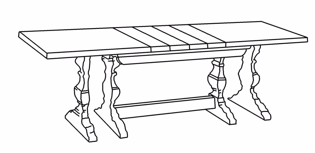 Tavolo rettangolare allungabile in legno marrone Mobili 2G L: 160 cm, P: 85 cm, H: 78 cm – 3