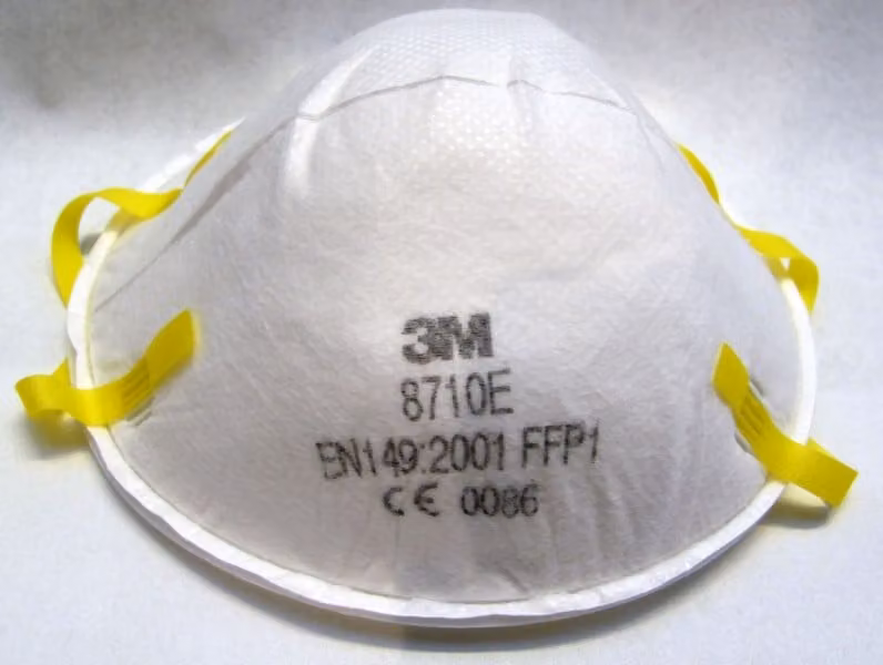 Maschera antipolvere 3M 8710 E Protezione respiratoria contro le polveri sottili