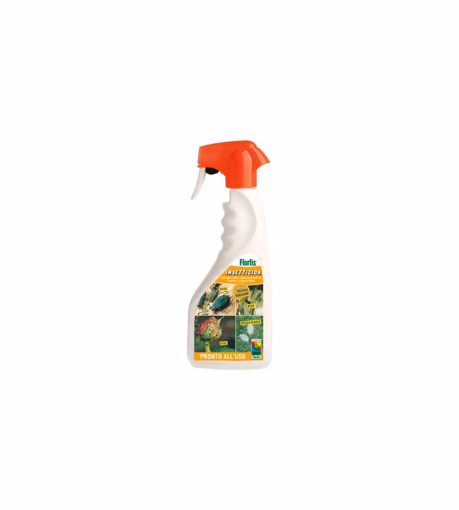 Flortis Insetticida Naturale Piretro 500ml - Spray Contro Afidi e Parassiti