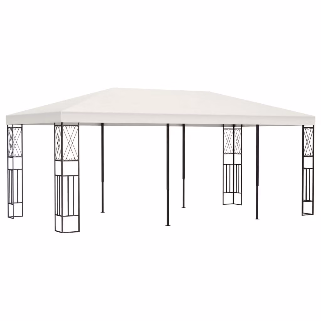 Padiglione 3×6 m tessuto crema