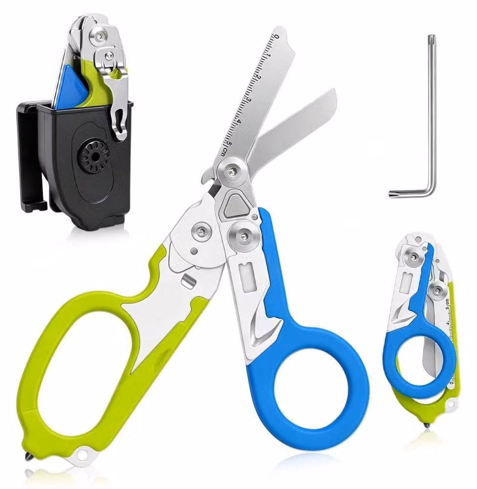 Forbice multifunzione 6-in-1 per emergenze