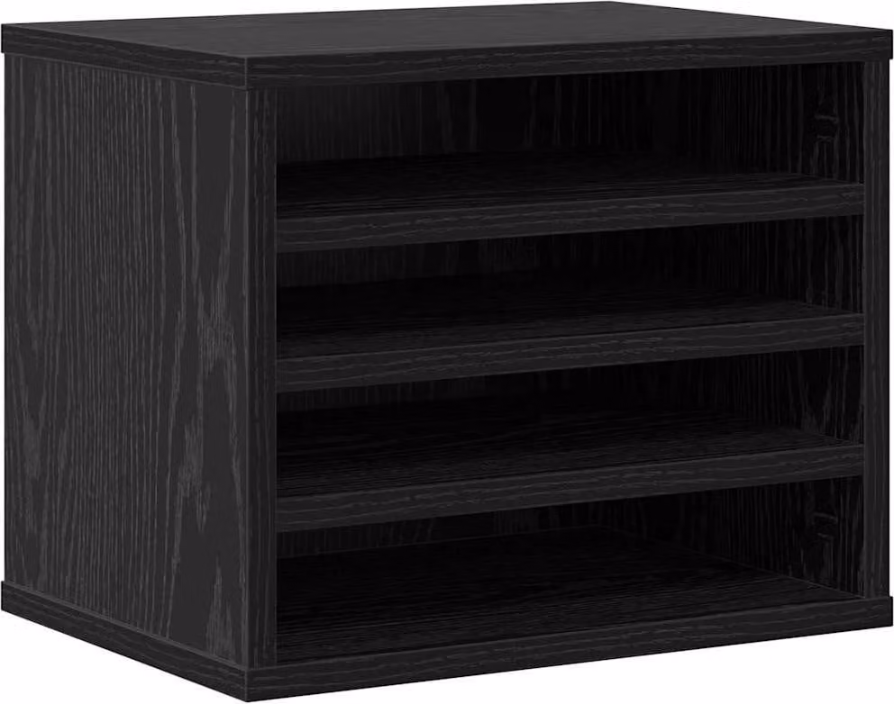 Organizzatore da scrivania Rovere Nero 36 x 26 x 29,5 cm