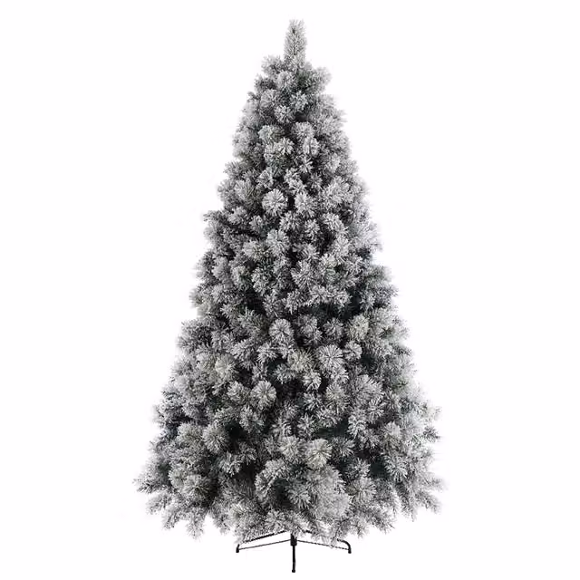 Albero di Natale Vancover innevato H 180 x 102 cm