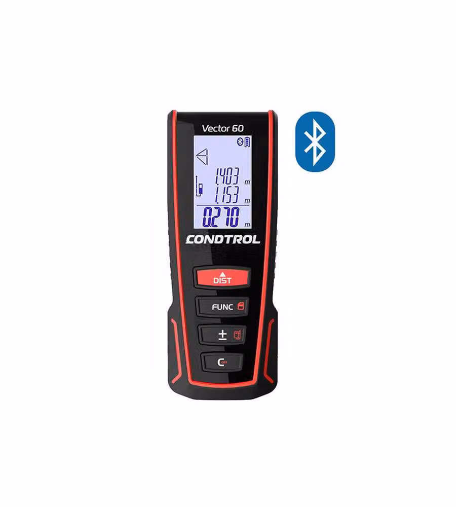 Misuratore Laser Condtrol Vector 60 DCL-V60 Nero con Batteria Ricaricabile