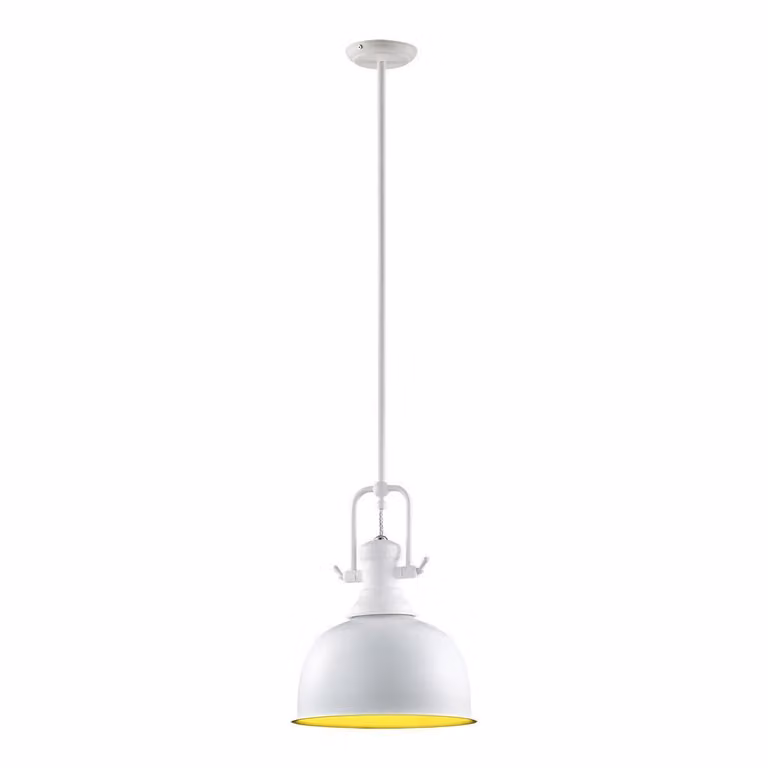 Italux Laredo, lampada a sospensione industriale bianca MA04431CA-001