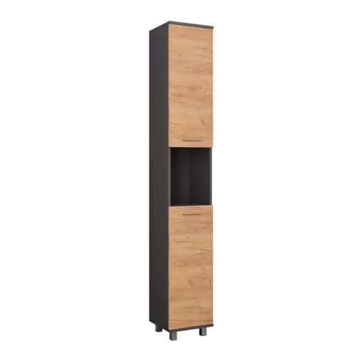 Vicco Mobile alto Ilias, Antracite/Rovere dorato, 30.2 x 190 cm