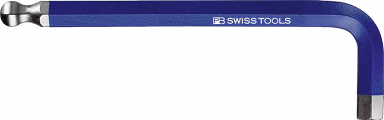 PB Swiss Tools Cacciavite angolare esagonale, con testa sferica, rivestito a polvere, 10 mm