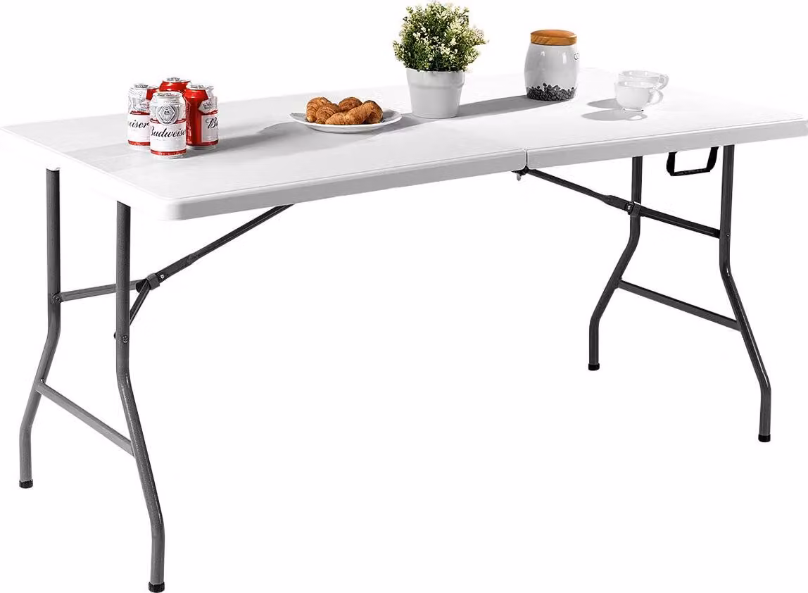 Tavolo pieghevole Costway tavolo da campeggio tavolo pieghevole tavolo da giardino tavolo pannier tavolo da birra tavolo da pranzo tavolo da balcone tavolo pieghevole M
