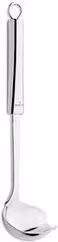 Mestolo versa salsa in acciaio inox Ghidini Cipriano SMART colore argento, L: 5,4 cm, H: 28,7 cm
