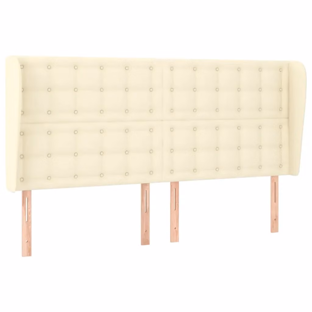 Testiera ad Orecchio vidaXL in Similpelle Beige L: 203 cm, P: 23 cm, H: 118/128 cm – 2