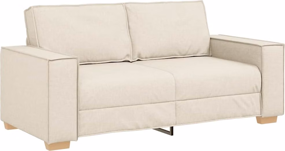 Divano a 2 posti in lino 180x78x84 cm