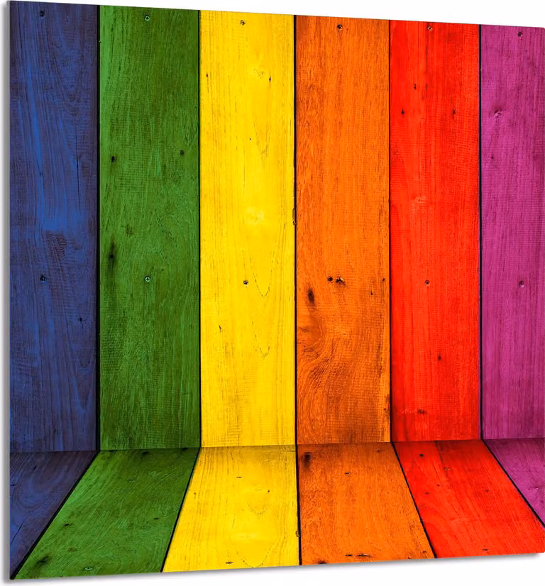 GLASPLATTE FÜR KÜCHE 60x65 Bunt