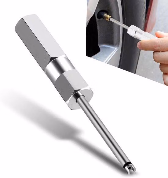 Kit di riparazione per pneumatici - Kit affidabile per la sostituzione delle valvole da bicicletta - Adatto per auto, moto e biciclette - Kit di riparazione per valvole