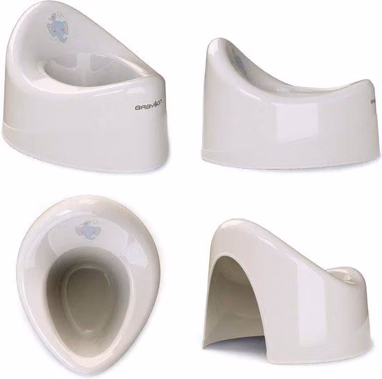 Vasino anatomico per bambini, griglia antiscivolo per WC, sedile WC per bambine e bambini, WC per bambini, articoli per neonati, grigio