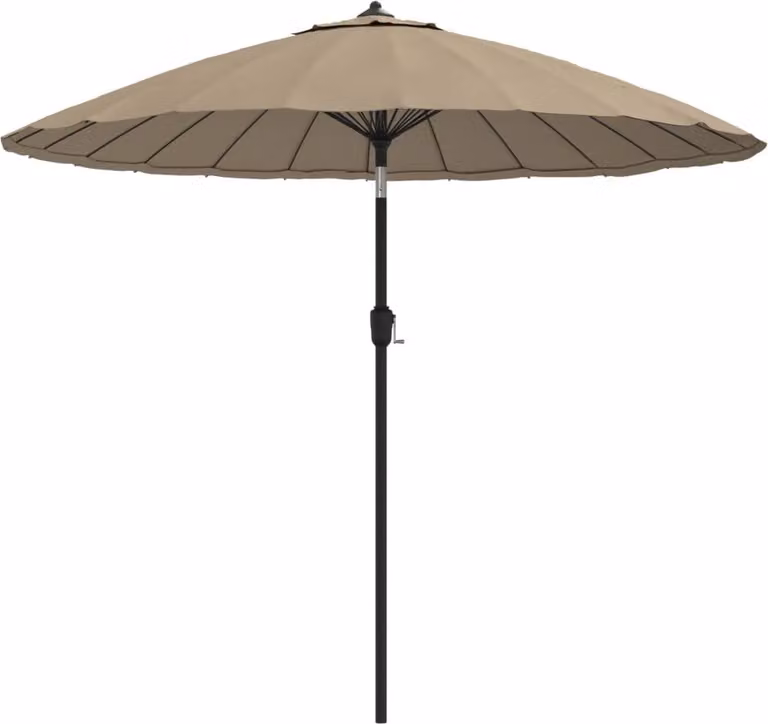 Ombrellone da Esterni con Palo in Alluminio 270 cm Grigio Talpa