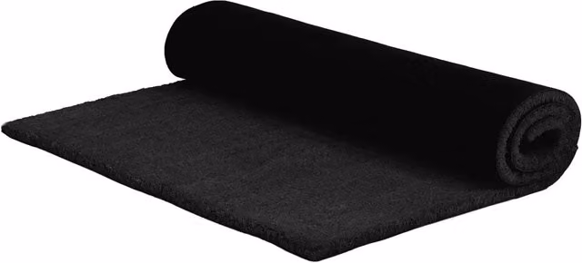 Zerbino rettangolare nero vidaXL in fibra di cocco e PVC antiscivolo L: 300 cm, P: 100 cm – 1