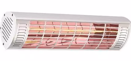 Riscaldatore radiante a infrarossi W2000 Gold Laccato bianco LowGlare