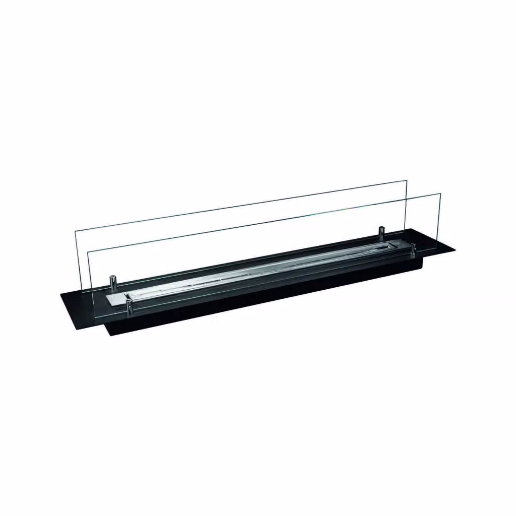 Bruciatore Affi DMORA per fornello ed elemento riscaldante, Nero e Argento, L: 99 cm, P: 19,4 cm, H: 21 cm – 2