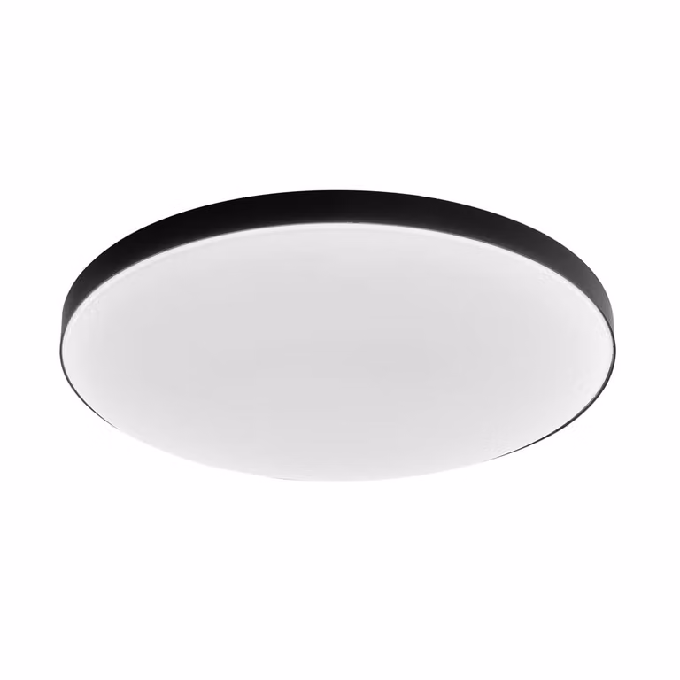 Slimi plafond rotondo a soffitto nero 18W